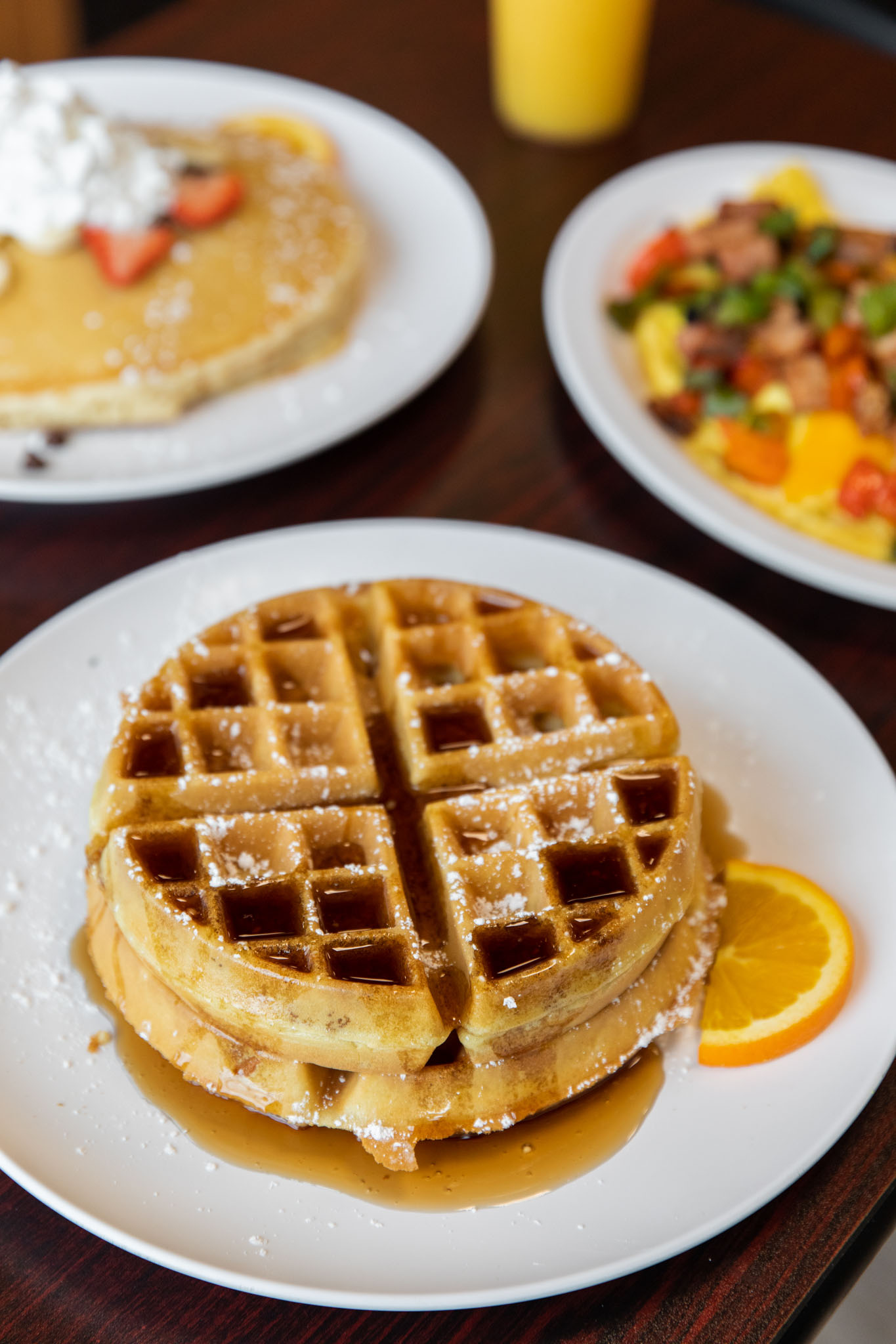 Fluffy Belgian waffles