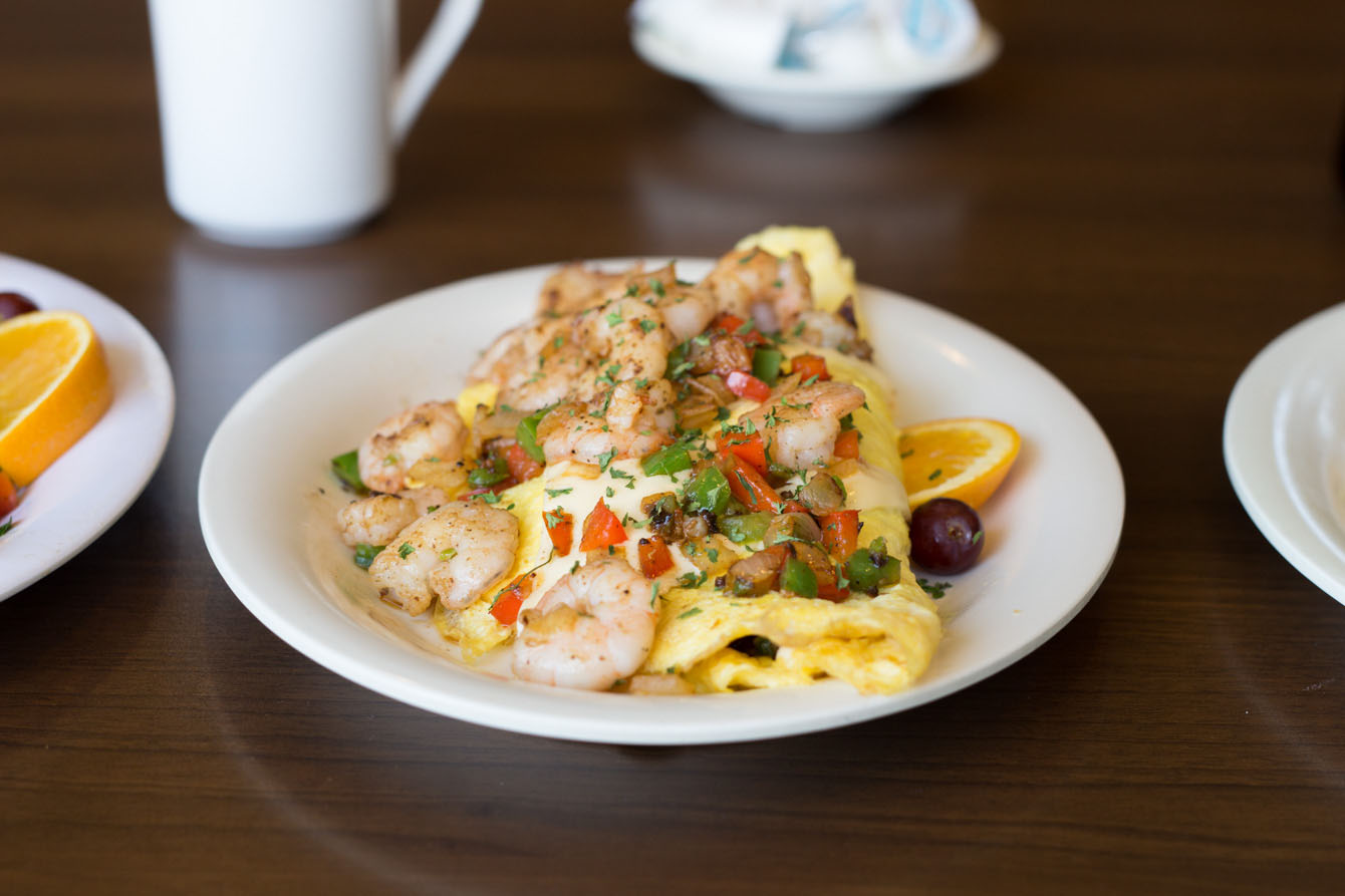 Shrimp Omellette